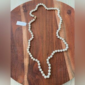 NWT Charter Club Women’s Faux Glass Pearl 30” Fashion Necklace